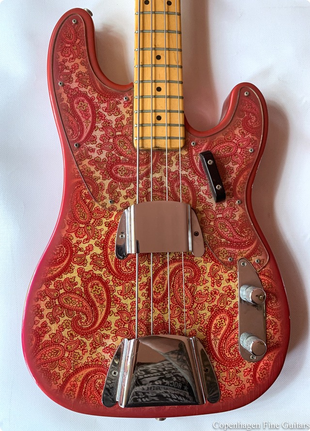 Fender Precision Bass 1968 Paisley Bass For Sale Copenhagen Fine Guitars