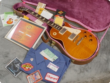 Gibson Les Paul Standard Custom Shop Gary Rossington 2002 Sunburst 