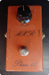 Mxr Phase 45 Script Logo 1974 Orange