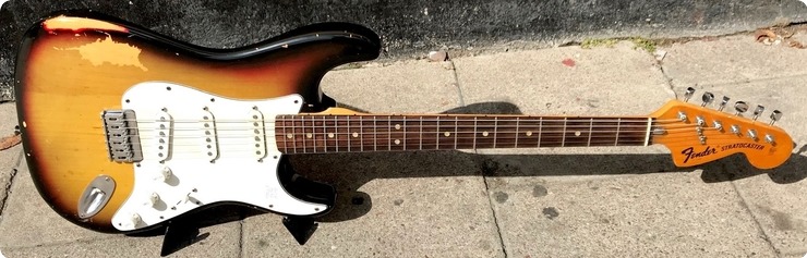 Fender Stratocaster Hardtail 1974 Sunburst