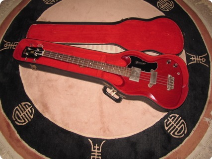 Gibson Eb 0 1965 Cherry Red (unfaded)