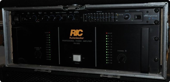 Ampeg / Rickenbacker Svt Pre & Ra 600 Power Amp.