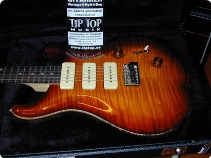 Prs Custom 22 Soapbar. 2002 Tobacco Sunburst