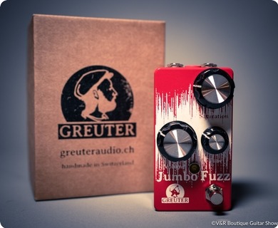 Greuter Audio Jumbo Fuzz White On Red