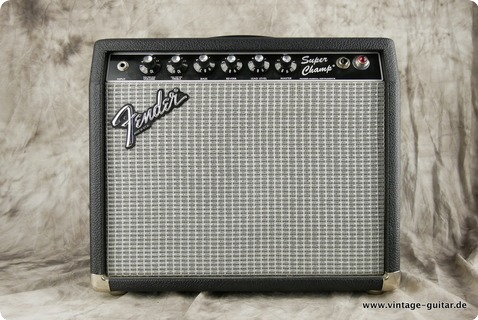 Fender Super Champ 1984 Black