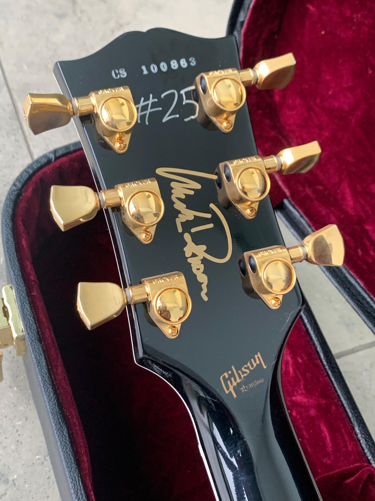 Gibson Mick Ronson Tribute Les Paul Custom 2011 Natural/Black Guitar