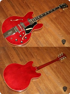 Gibson Es 330 Tdc   (gie1202)  1966 Cherry Red 
