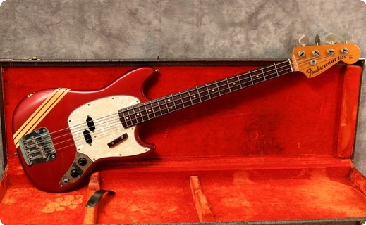 Fender Mustang Bass 1973 Candy Apple Red 