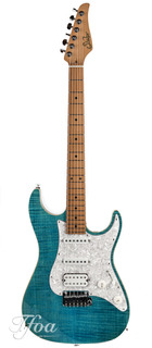 Suhr Standard Plus Bahama Blue Hss Roasted Maple