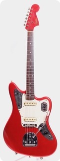 Fender Jaguar 66 Reissue Matching Headstock 1998 Candy Apple Red