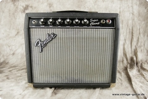 Fender Super Champ 1982 Black