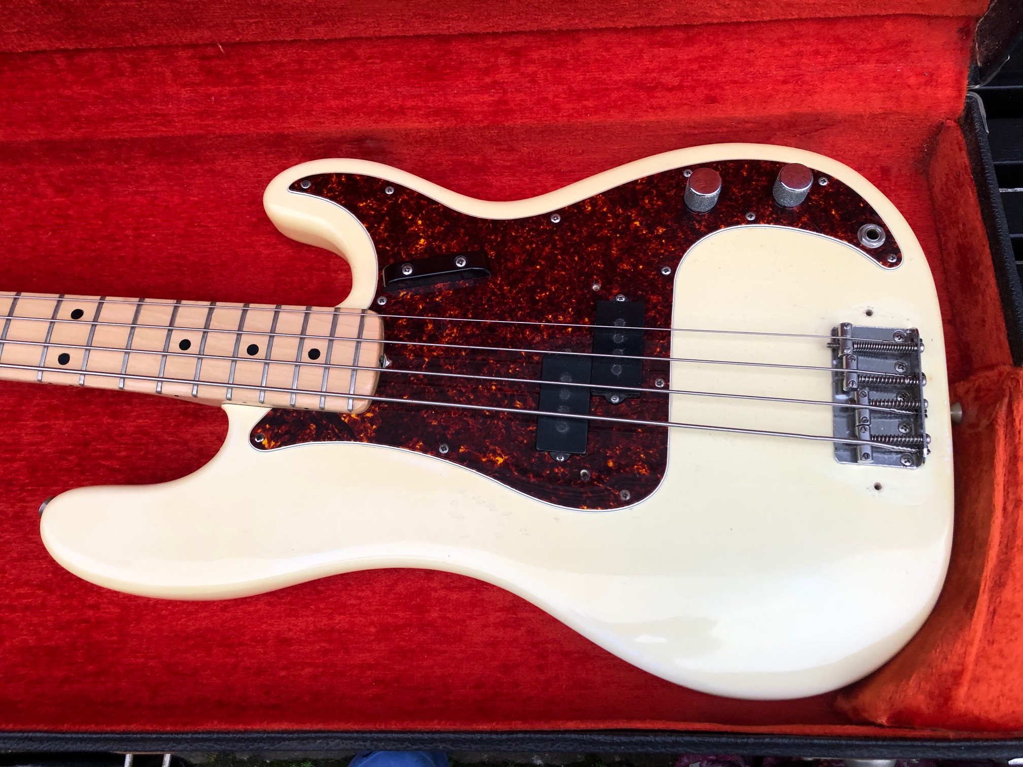 Fender Precision Bass 1972 Olympic White Bass For Sale Anders Anderson