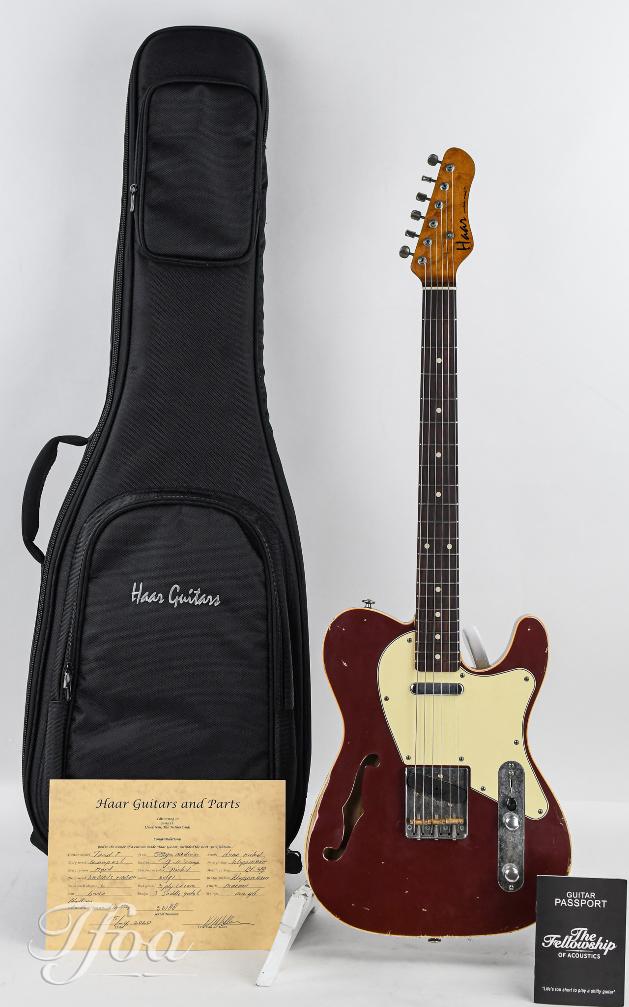 Haar Trad T Maroon Guitar The Fellowship Of Acoustics