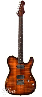 Haar Trad T Flamed Maple   1piece Mahogany Aged