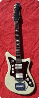 Eko 400 V4 4v 1963 White Sparkley Pearl