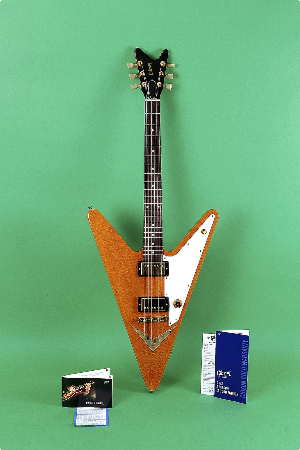 reverse flying v guitar