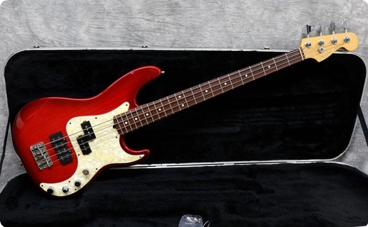 Fender Precision Deluxe 1996 Trans Red