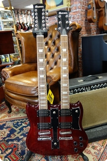 Dimavery Double Neck Cherry Cherry