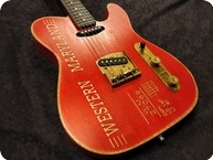 Paoletti Guitars Paoletti Nancy Loft WESTERN MARYLAND 2020 Red Rustic Engraved