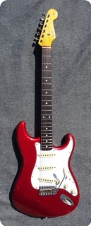 Fender Stratocaster Ried62 Avri Fullerton 1983 Candy Aple Red