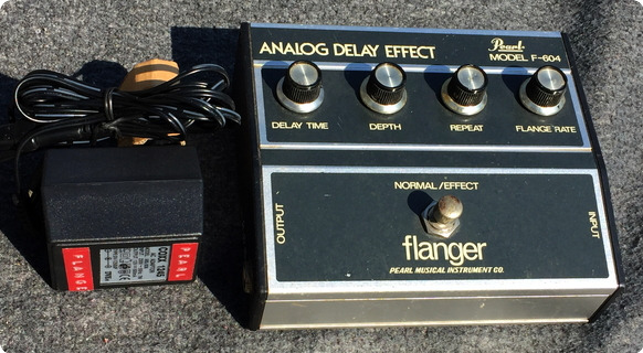 Pearl F 604 Analog Delay Flanger  1980