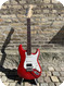 Fender Stratocaster Custom Shop Deluxe HSS 2011-Transparent Red