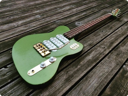 Vuorensaku Guitars T.family Slimer 2020 70´s Mustang Lime Green