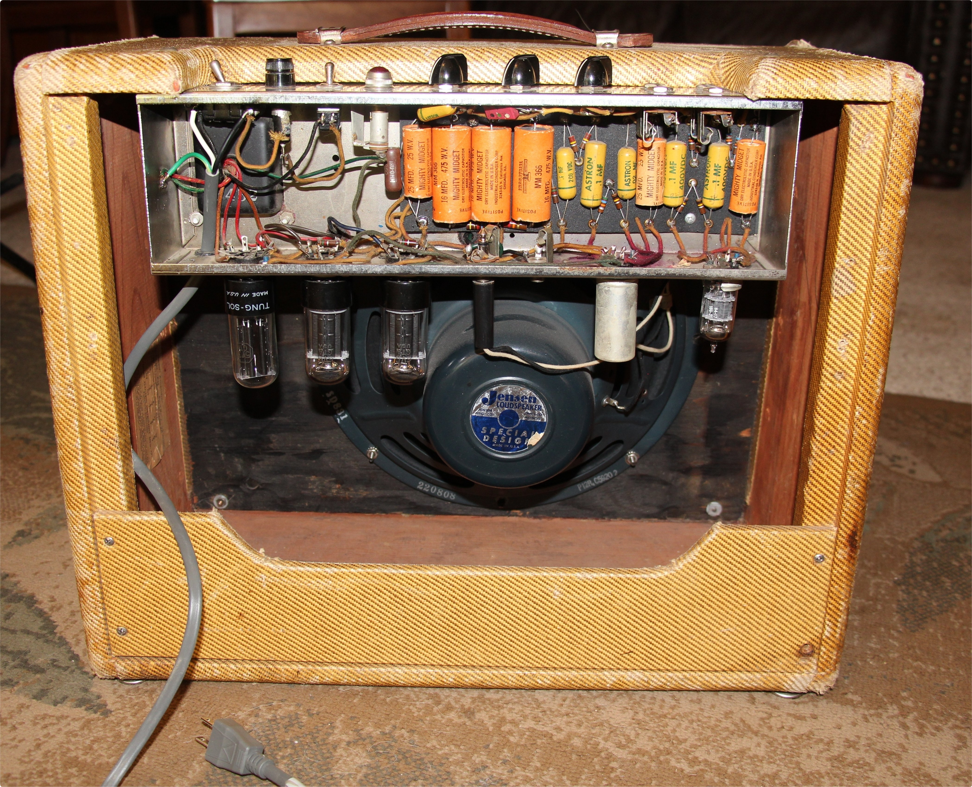 Fender Deluxe 5E3 1956 Tweed Amp For Sale AJ