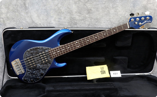 Ernie Ball Music Man Stingray 5 Hh 2006 Blue Pearl