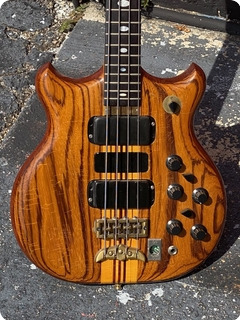 Alembic Series Ii Ssb Bass 1980 Striped Zebrawood