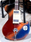 Wandre ROCK OVAL GUITAR 1959 Multi Color Sparkle Finish