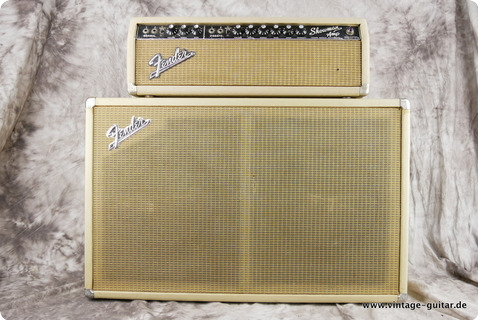 Fender Showman Top And Cabinet 1964 White Tolex