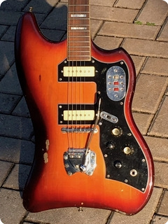 Guild S 200 Thunderbird 1966 Sunburst Finish