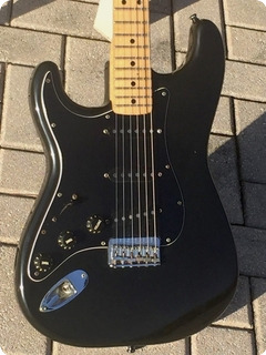 Fender Stratocaster Lefty  1981 Black Finish