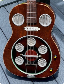 Del Vecchio Dinamico Electric Resonator 1980 Wood Bodied