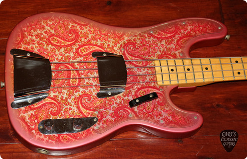 Fender Telecaster Bass  1968 Pink Paisley 