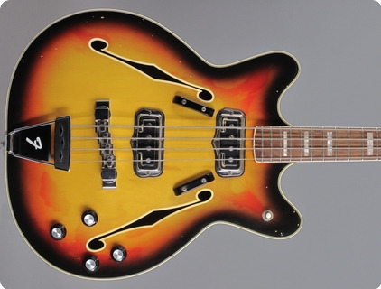 Fender Coronado Bass Ii 1967 3 Tone Sunburst