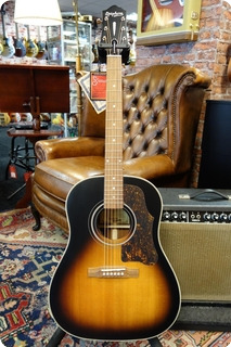 Epiphone Masterbilt Aj 45me W/ Fishman Sonitone 2020 Vintage Sunburst Satin