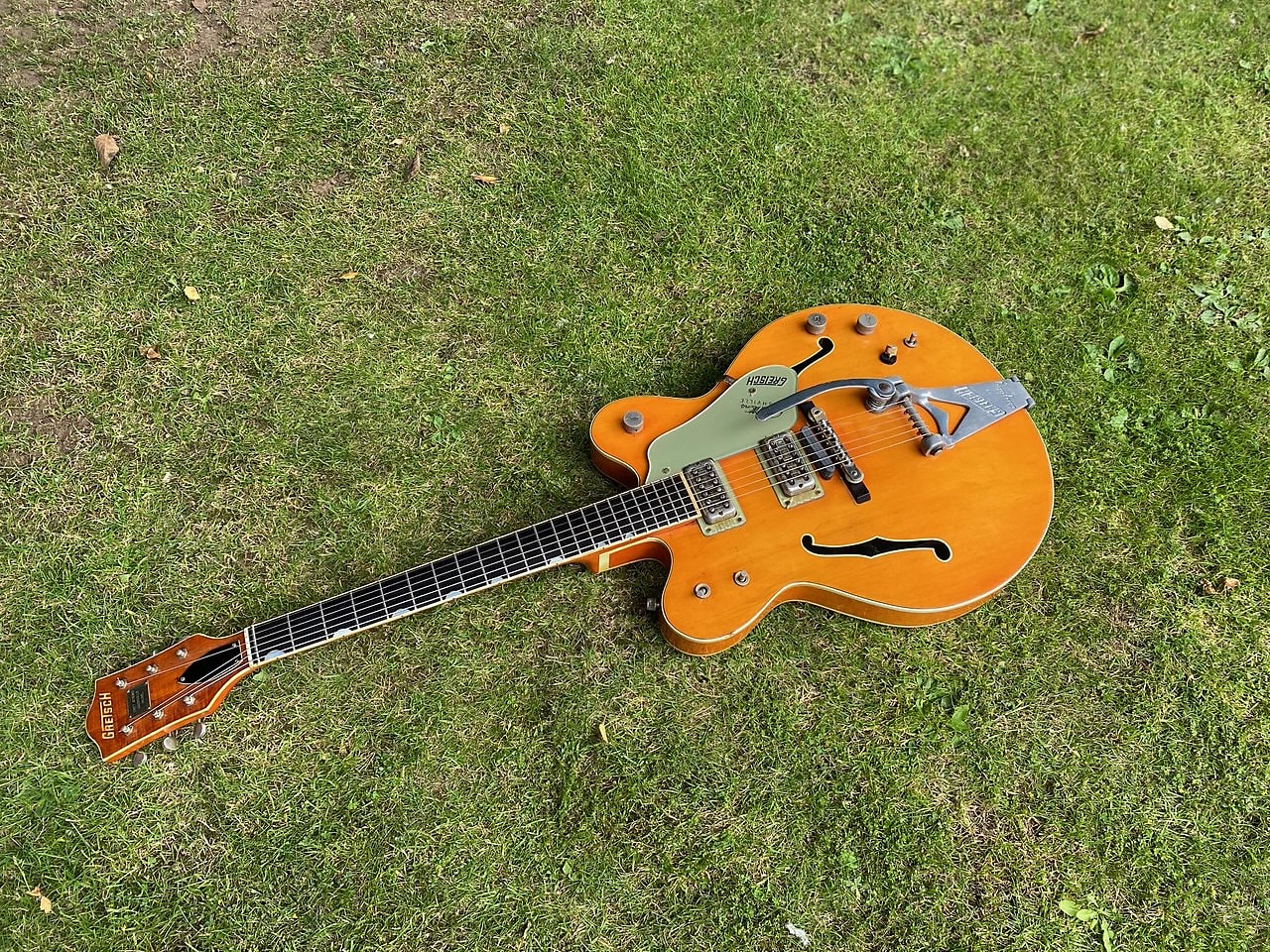 Gretsch 6120 Nashville 1965 Orange Stain Guitar For Sale Denmark Street