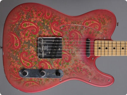 Fender Custom Shop 1968 Telecaster Paisley (dennis Galsuka) 2007 Paisley   Closet Classic