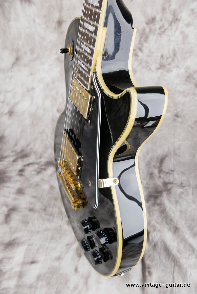Epiphone Les Paul Custom 2014 Black Guitar For Sale Vintage