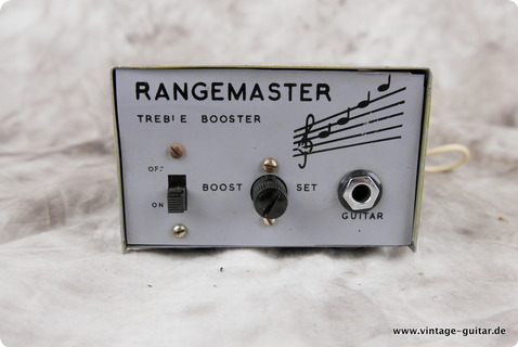 Dallas Musical Ltd. Rangemaster Treble Booster Grey