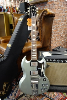 Gibson Gibson 1964 Sg Standard Reissue Meastro Vibrola Vos Silver Mist Poly 2020 Silver Mist Poly