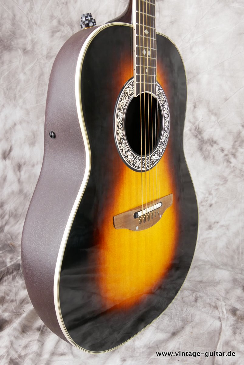 Ovation Model 1617 Legend 1980's Sunburst Guitar For Sale