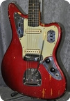 Fender Jaguar Candy Apple Red.CITES Certificate Incl. 1963 Candy Apple Red