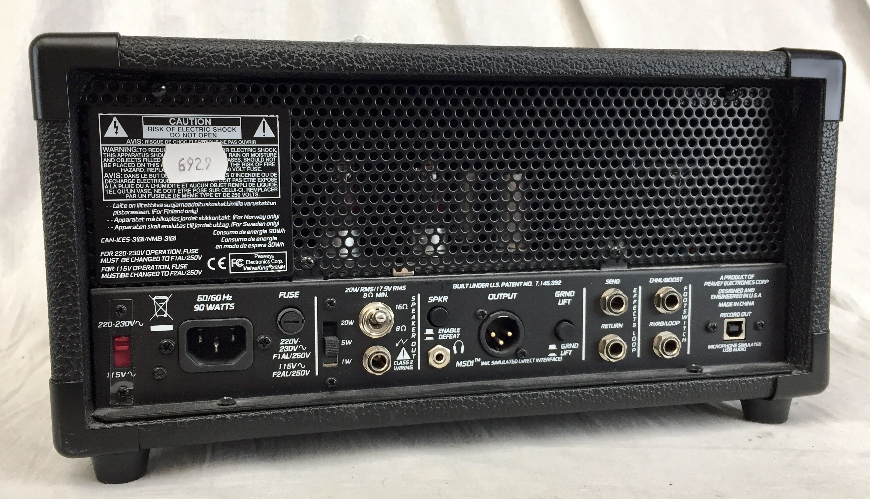 Peavey Valve King 20MH 20W Amp For Sale Oscar Guitars