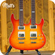 Musicman Usa-Double Neck-2010-Cherry Burst