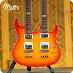 Musicman Usa-Double Neck-2010-Cherry Burst