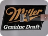 Hamer Miller Genuine Draft 1987 Black Graphic