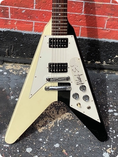 Gibson Rudolf Schenker Flying V Ltd. Run 1993 Black & White Finish 